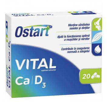Ostart Vital Ca+D3 x 20cpr
