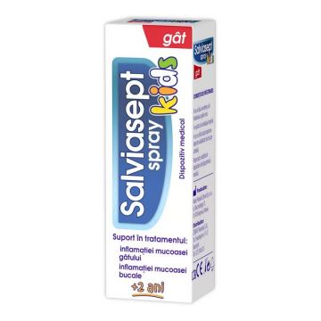 Salviasept spray gat pentru copii 20ml