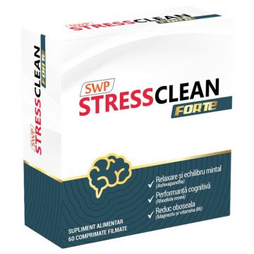 Sun Wave Stressclean Forte 60 comprimate filmate