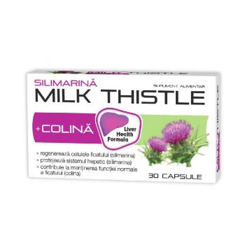 Zdrovit Silimarina Milk Thistle + Colina x 30 Capsule