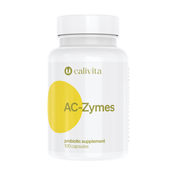 Ac Zymes CaliVita 100 capsule Supliment alimentar probiotic pentru sistemul gastrointestinal.