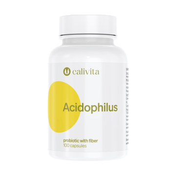 Acidophilus CaliVita (100 capsule) Produs probiotic cu fibre