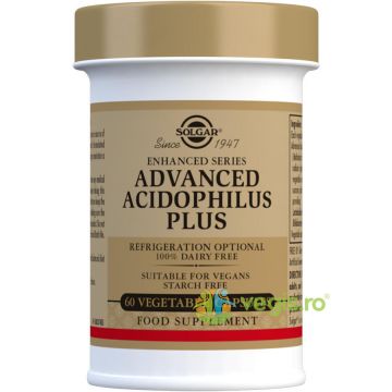 Advanced Acidophilus Plus (Probiotice) 60cps Vegetale