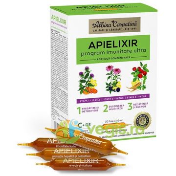 Apielixir Program Imunitate Ultra 30 fiole x 10ml