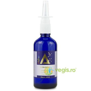 Argint Coloidal SinuSilv (40ppm) Atomizor Nazal 100ml