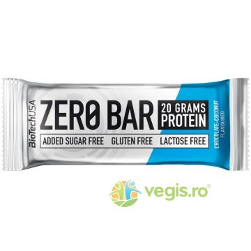 Baton Proteic Cocos fara Gluten si fara Zahar Zero Bar 50g