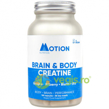 Brain Body Creatine - Rezistenta, Putere, Performanta 120cps