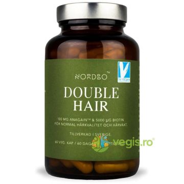 Double Hair (Complex de Biotina pentru Regenerarea Parului) 60cps