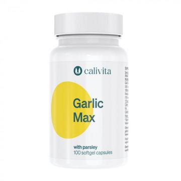 Garlic Max CaliVita (100 capsule gelationase) Produs naturist cu usturoi
