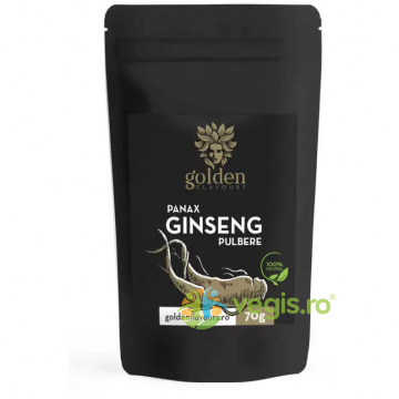 Ginseng Panax Pulbere 100% Naturala fara Gluten 70g