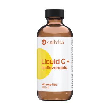 Liquid C + Bioflavonoids and Rose Hips CaliVita (240 ml) Vitamina C lichida