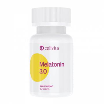 Melatonin 3.0 CaliVita (60 tablete) Ajutor pentru un somn natural