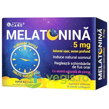 Melatonina 5mg Total Care 30tb sublinguale