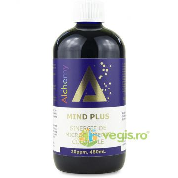 Mind Plus Sinergie de Argint, Platina si Aur Coloidal (20ppm) 480ml