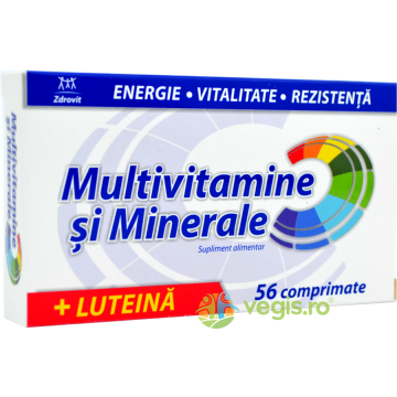 Multivitamine si Minerale + Luteina 56cpr