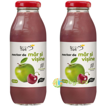 Pachet Nectar de Mar si Visine fara Zahar Adaugat 300ml+300ml