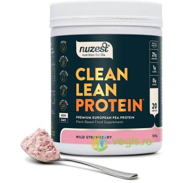 Proteina Vegetala Clean Lean Protein - Wild Strawberry 500g