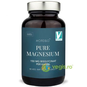 Pure Magnesium (Bisglicinat de Magneziu) Vegan 90cps