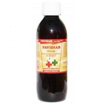 SIROP FAVIDIAB (neglicogenolitic) 250ml FAVISAN