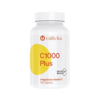 Vitamina C 1000 Plus CaliVita (100 tablete) Megadoza de vitamina C cu macese organiceInapoi