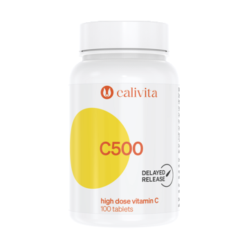 Vitamina C 500 CaliVita (100 tablete) Doza crescuta de vitamina C