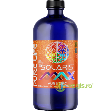 Aur si Zinc Nanocoloidal M+ Solaris Max 77ppm 480ml