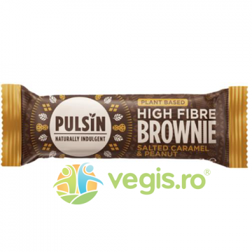 Baton (Brownie) cu Arahide si Caramel Sarat fara Gluten 35g