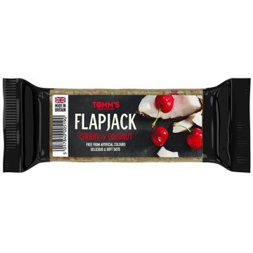 Baton energizant Flapjack cu cirese si nuca de cocos, 100 g Bombus