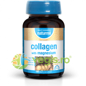 Colagen cu Magneziu Naturmil 90cpr