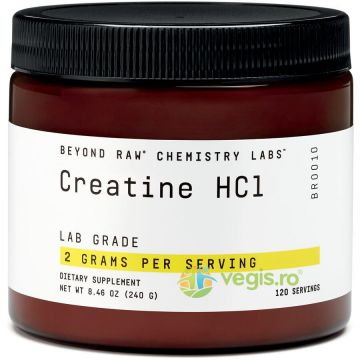 Creatina HCL fara Aroma Beyond Raw Chemistry Labs 240g