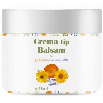 Crema tip Balsam cu Galbenele si Lavanda, 45 ml, Bios Mineral Plant