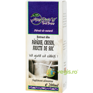 Extract din Papadie, Crusin si Fructe de Soc 200ml