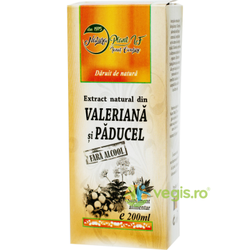 Extract Natural din Valeriana si Paducel fara Alcool 200ml