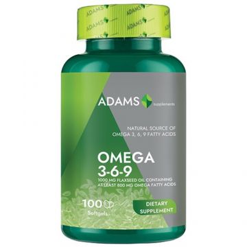 Flaxseed Oil (Omega 369) 100cps, Adams