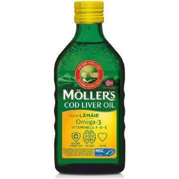 Moller's Cod Liver Oil aroma lamaie 250 ml