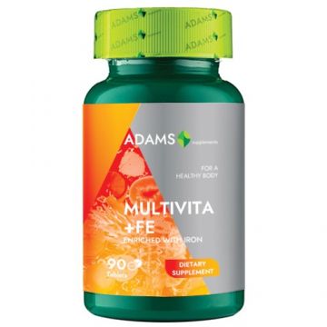 Multivita+Fe 90tab, Adams