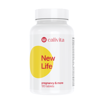 New Life CaliVita (120 tablete) Multivitamine pentru femeile insarcinate sau aflate la lactatie