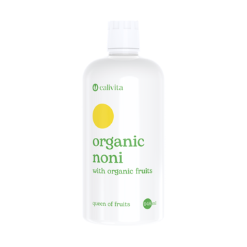 Organic Noni (946 ml) suc de noni organic cu struguri albi, cirese negre si rodii organice