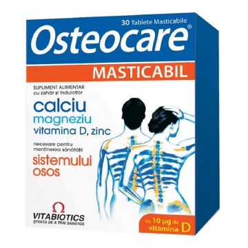 Osteocare 30 comprimate masticabile