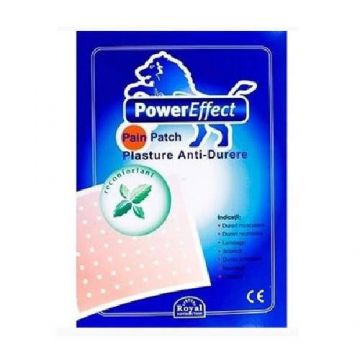 PLASTURE ANTIREUMATIC CU MENTOL, Power Effect, 12X18cm, ROYAL PLASTURE ANTIREUMATIC CU MENTOL, Power Effect, 12X18cm, ROYAL