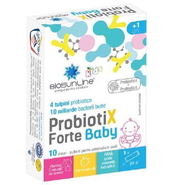 Probiotix Forte Baby 10 plicuri Helcor