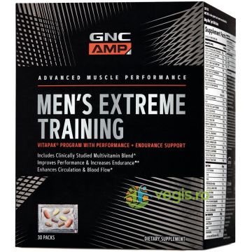 Program Vitapak pentru Performanta si Anduranta Amp Men's Extreme Training 30buc