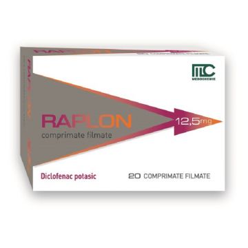 Raplon 12,5 mg 20 comprimate filmate Medochemie