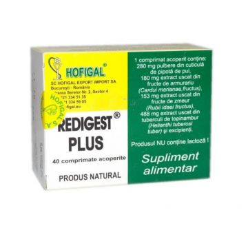 Redigest Plus 40 comprimate Hofigal