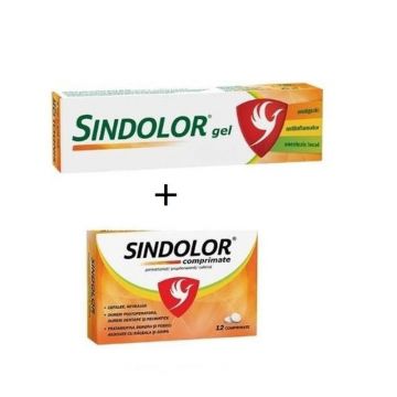 Sindolor gel 100 g + Sindolor 12 comprimate CADOU Fiterman