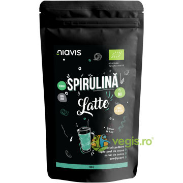 Spirulina Latte Pulbere fara Gluten Ecologica/Bio 150g