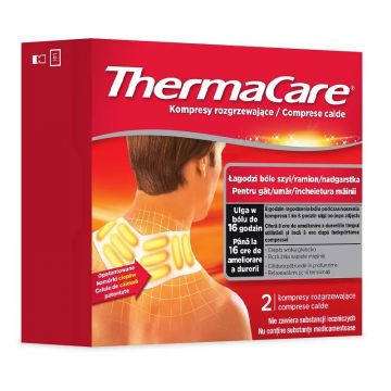Thermacare Comprese calde pentru gat,umeri si incheietura mainii 2 bucati