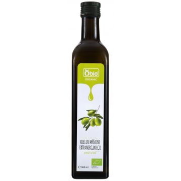 Ulei de masline extravirgin, presat la rece, origine Spania, eco-bio, 500ml Obio