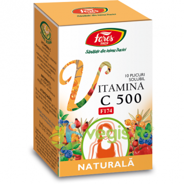 Vitamina C 500 Naturala Solubila F174 10dz