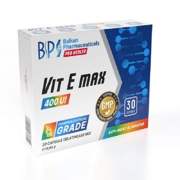 Vitamina E Max 400 ui 30 capsule moi Balkan Pharmaceuticals